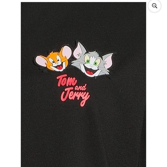 Tom‎ and Jerry Juniors’ Graphic Rubber Patch Tee with Short Sleeves Size S (3-5) - Picture 14 of 15